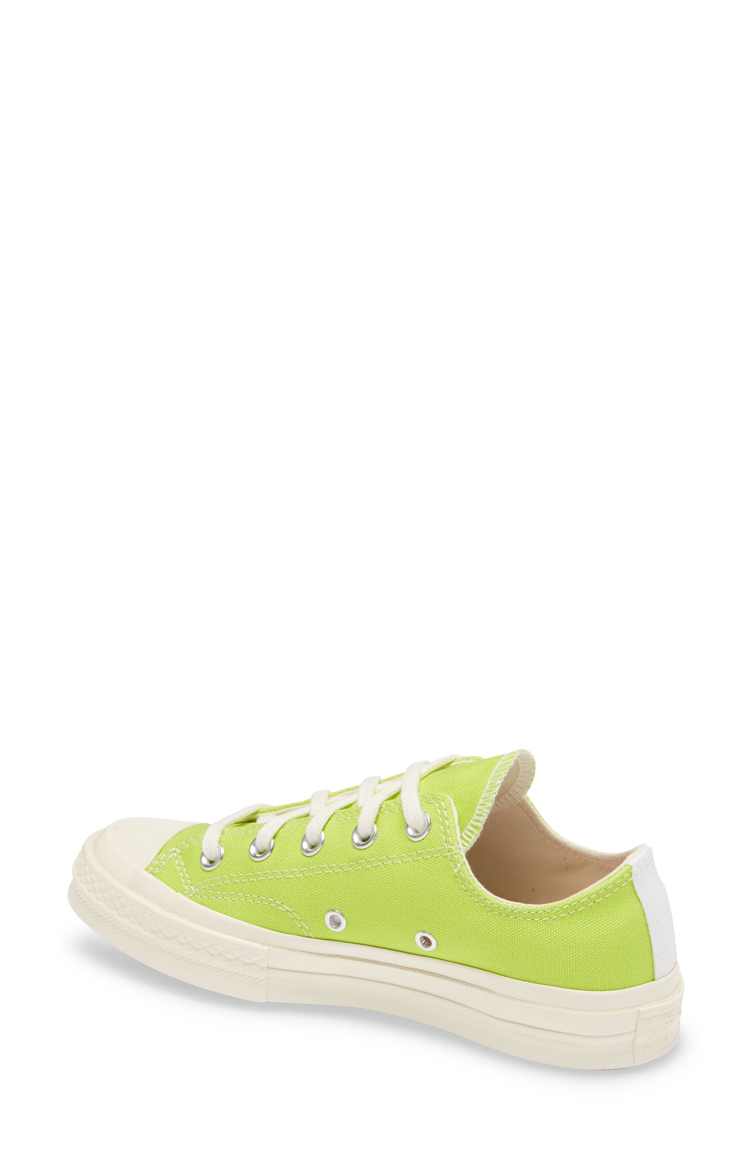 Comme des Garçons PLAY x Converse Chuck Taylor<sup>®</sup> Hidden Heart Low Top Sneaker, Alternate, color, 
