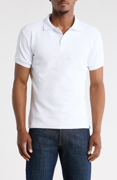 Modern Fit Textured Polo