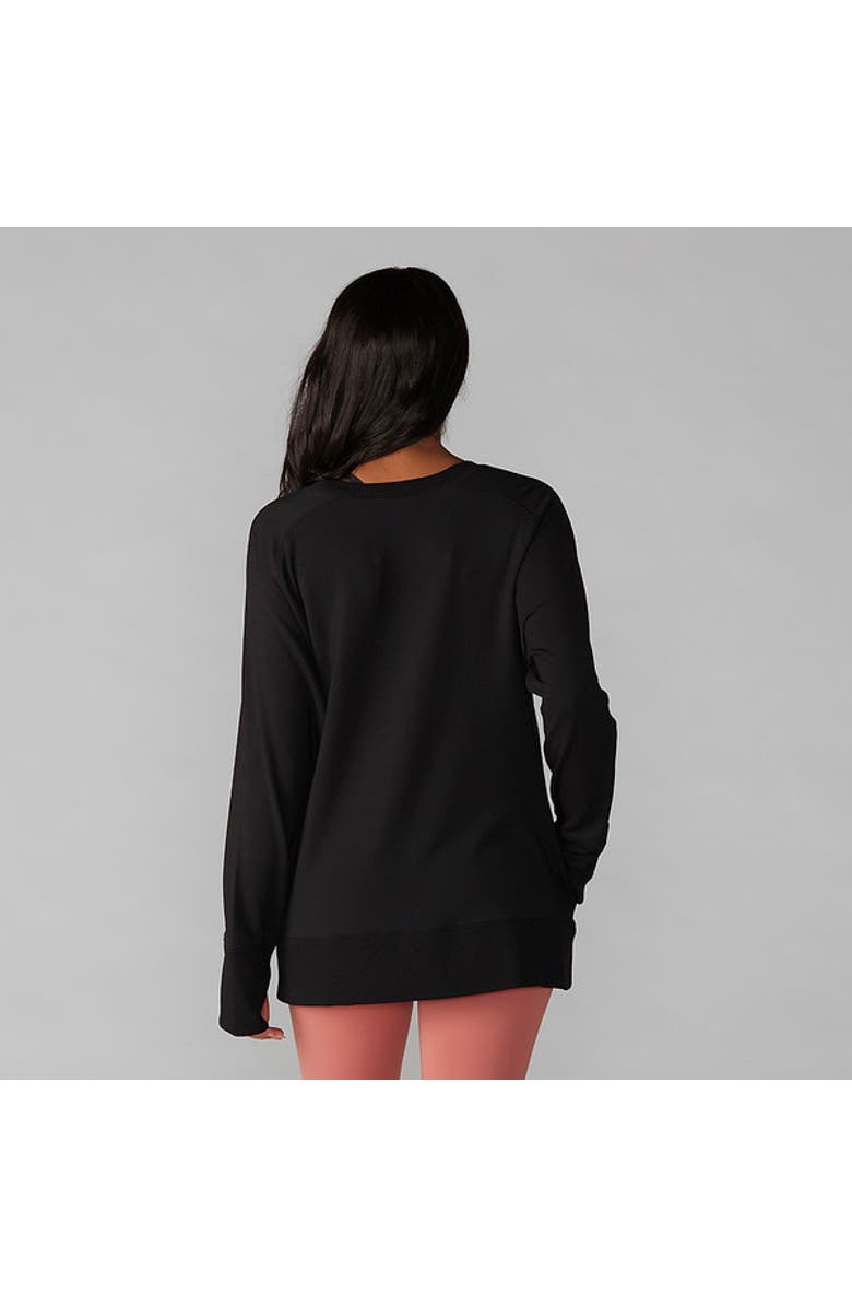 Tavi Cozy Sweatshirt, Main, color, Ebony