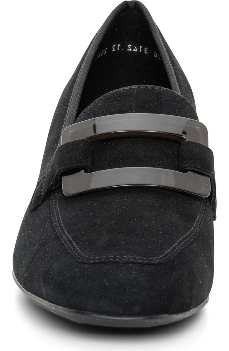 ara Glimmer Loafer Pump, Alternate, color, Black