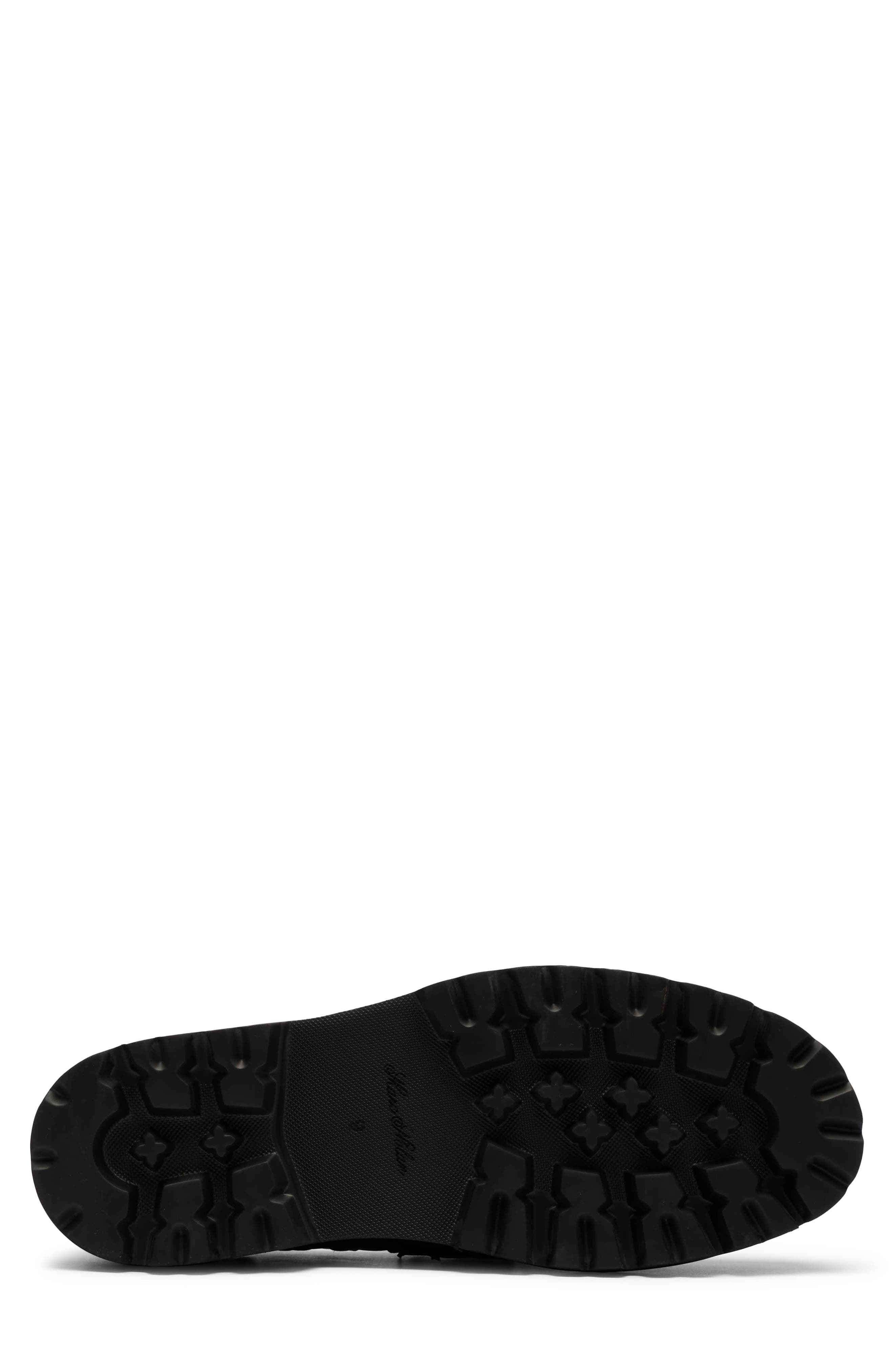 Adler Leather Penny Loafer, Alternate, color, BLACK WOVEN