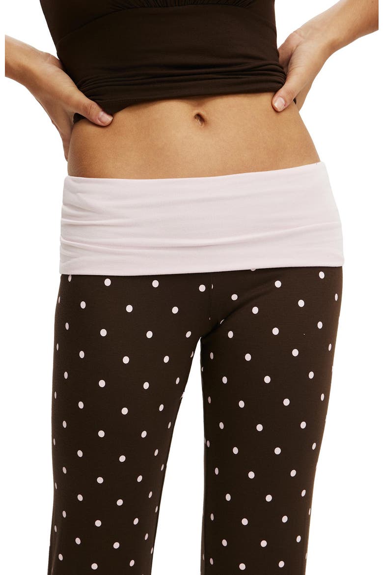 Women's Airy Soft Roll Waist Pant, Alternate, color, Smooth Kristy Polkadot