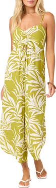 O'Neill Skylar Palm Wide Leg Jumpsuit