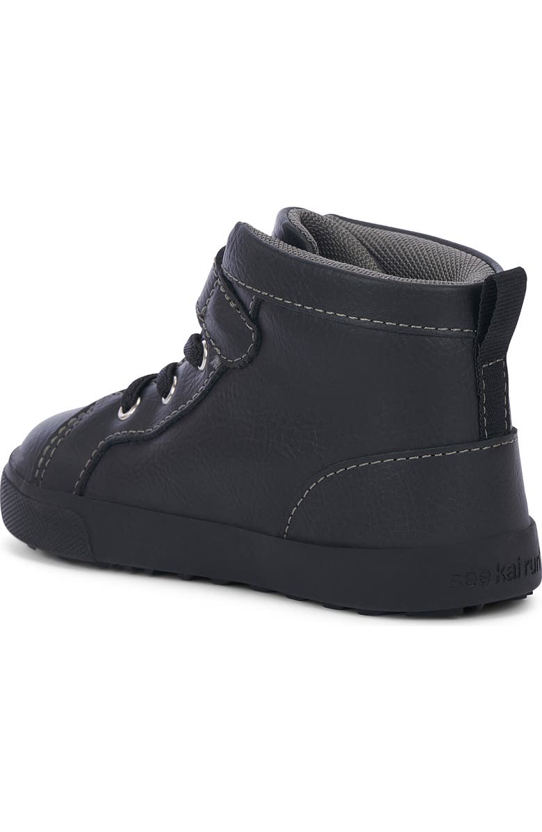 See Kai Run Hudson High Top Sneaker, Alternate, color, Black