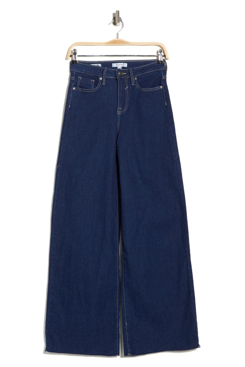 Retro Palazzo Jeans, Alternate, color, RINSE
