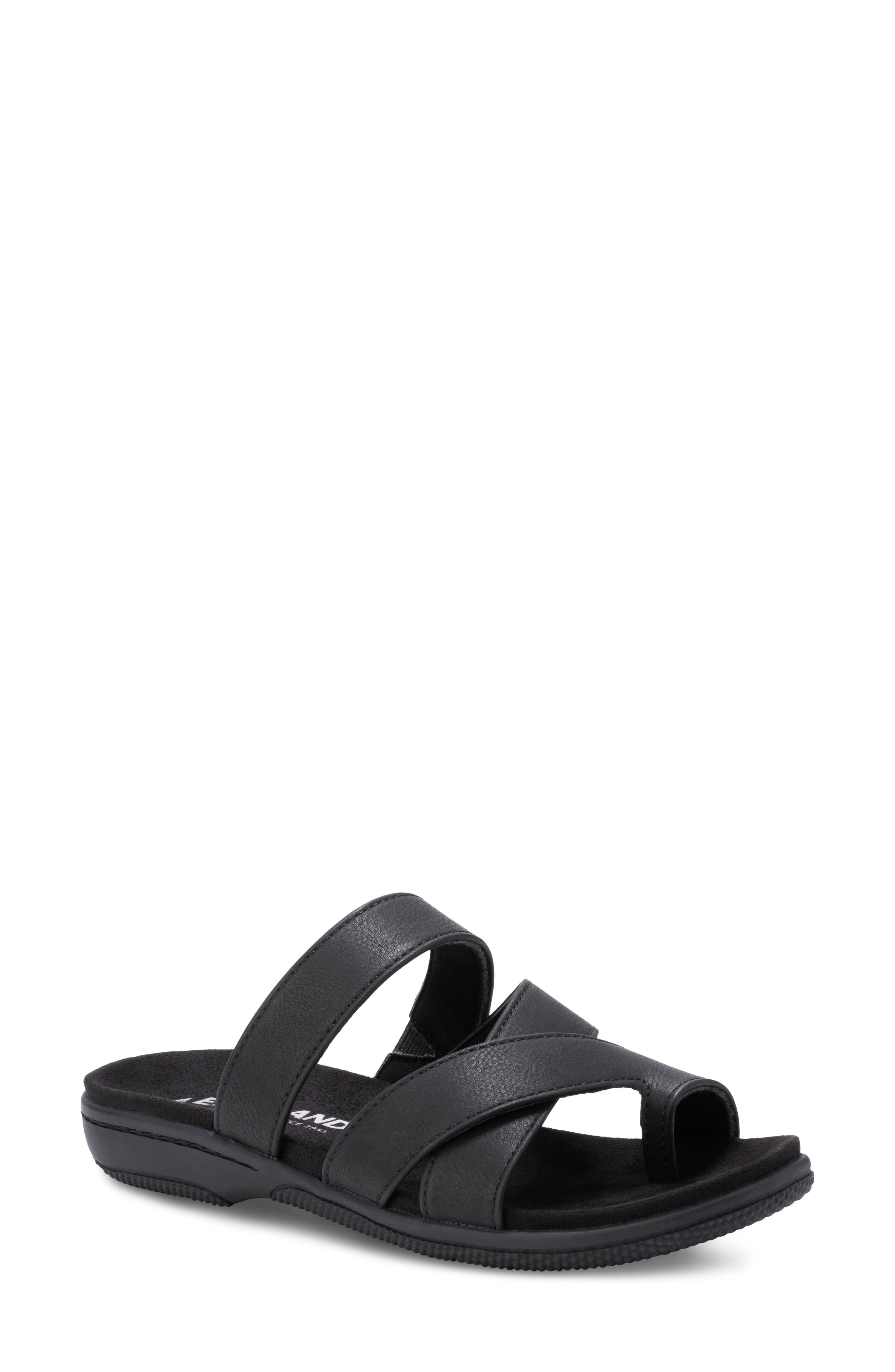 Seaside Slide Sandal, Main, color, BLACK