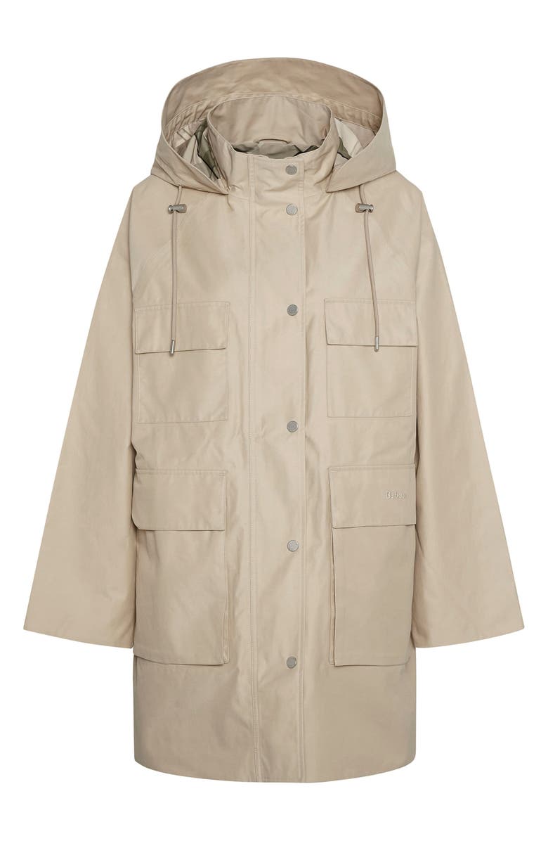 Barbour Khai Waterproof Hooded Raincoat, Alternate, color, 