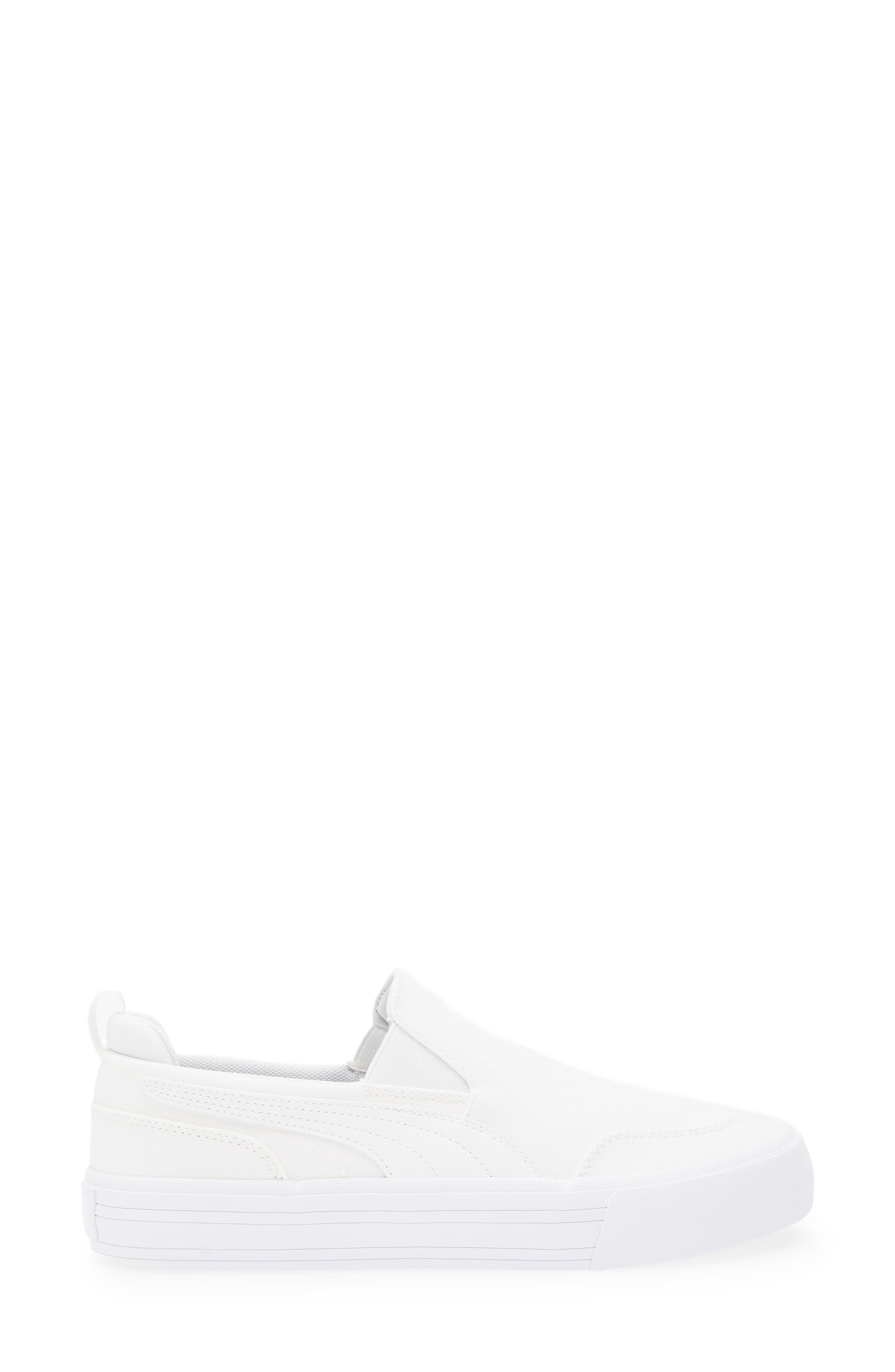 PUMA Court Classic Vulcanized Slip-On Sneaker, Alternate, color, Puma White/ Puma White