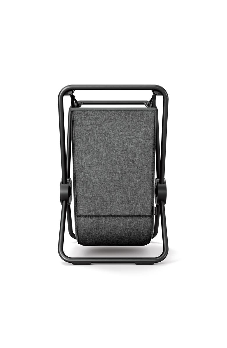 simplehuman single x-frame laundry hamper with heavy-gauge steel frame, Alternate, color, Matte Black