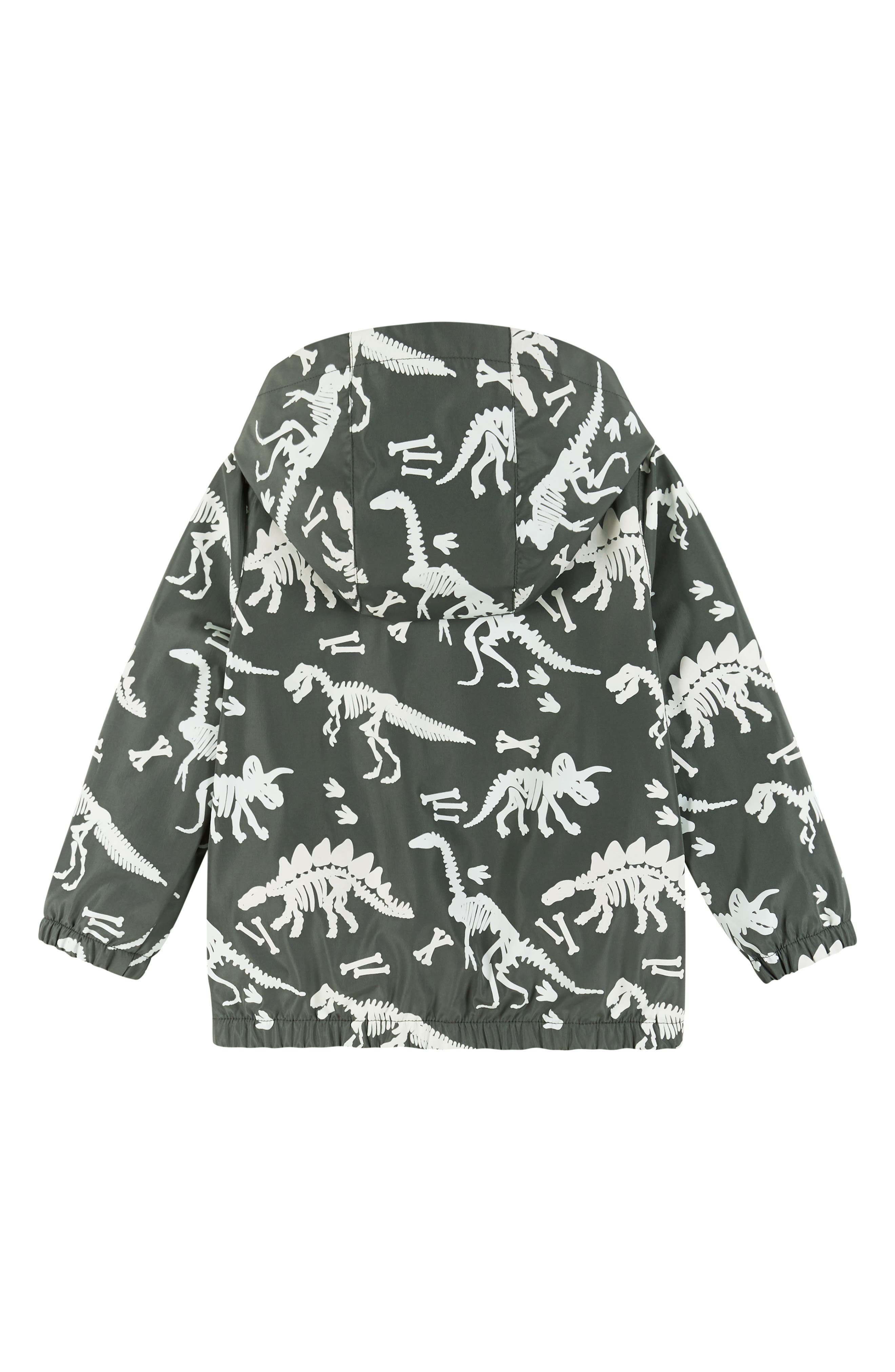 Andy & Evan Kids' Dino Print Color Change Rain Jacket | Nordstromrack
