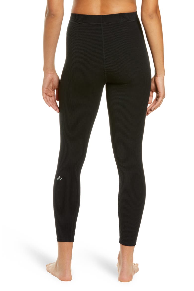 Blissful High Waist 7/8 Leggings, Alternate, color, BLACK