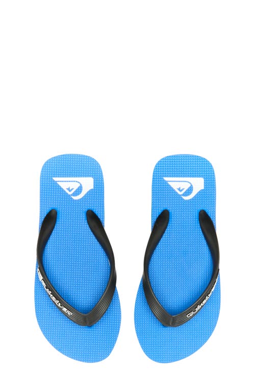 Shop Quiksilver Kids' Moncata Core Flip Flop In Imperial Blue