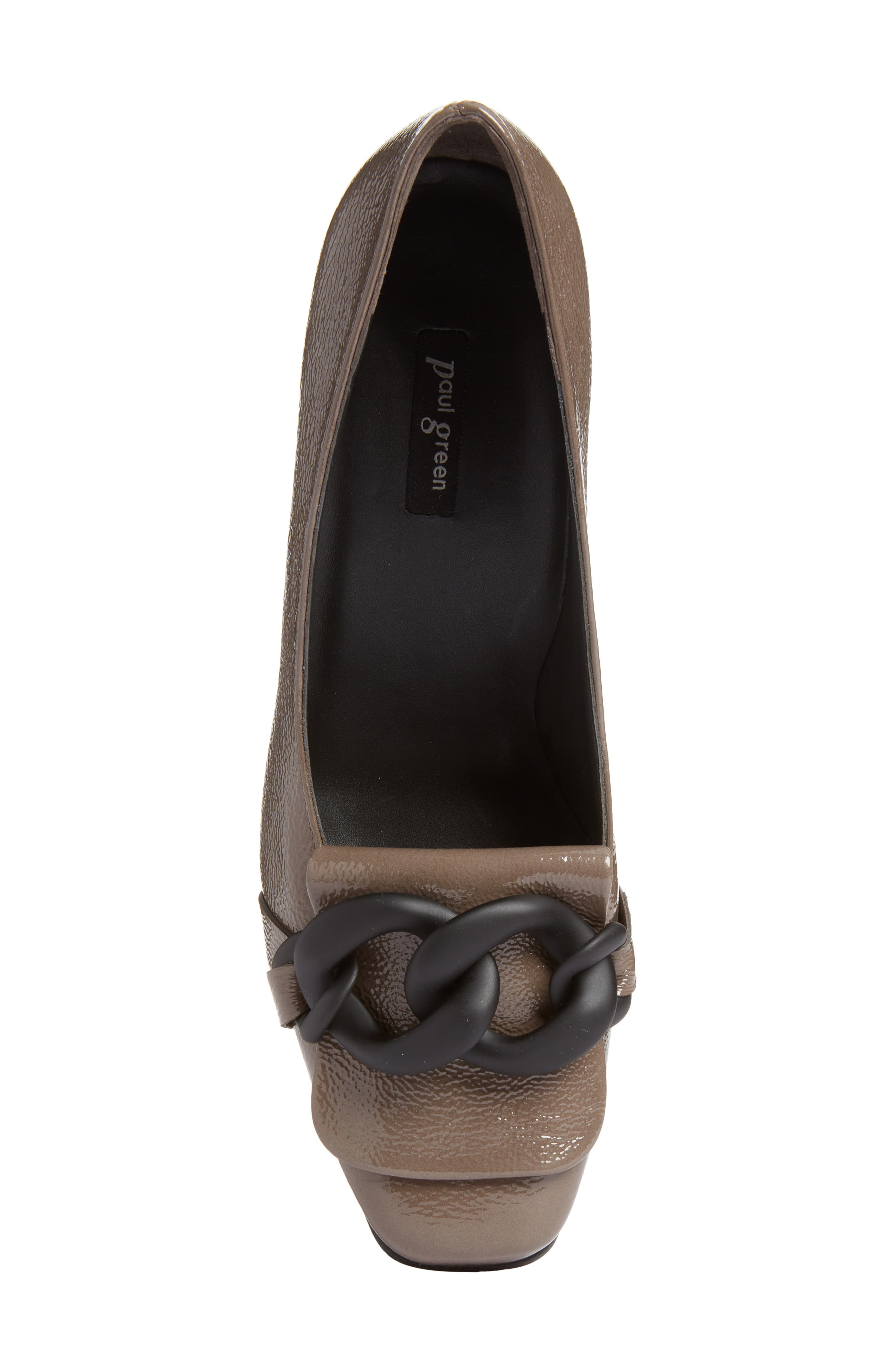 Ozzie Pump, Alternate, color, FANGO CRINKLED PATENT