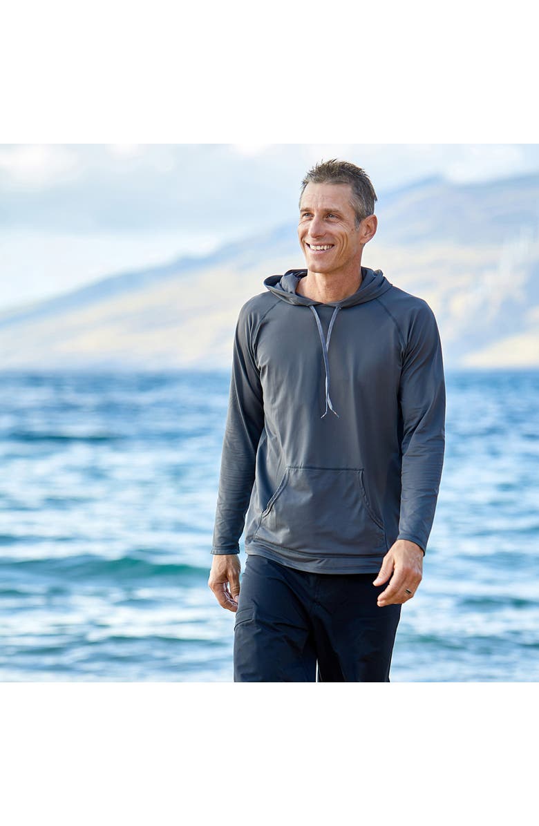 UV Skinz Pullover Hoodie, Alternate, color, Charcoal