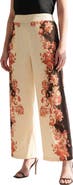 Roaman's Plus Size Printed Wide Leg Pant