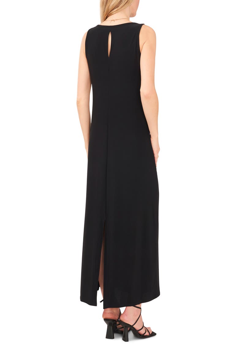 Sleeveless Maxi Dress, Alternate, color, RICH BLACK