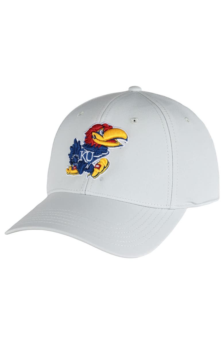AHEAD Men's Ahead Stone Kansas Jayhawks Stratus AeroSphere Adjustable Hat, Alternate, color, Stone