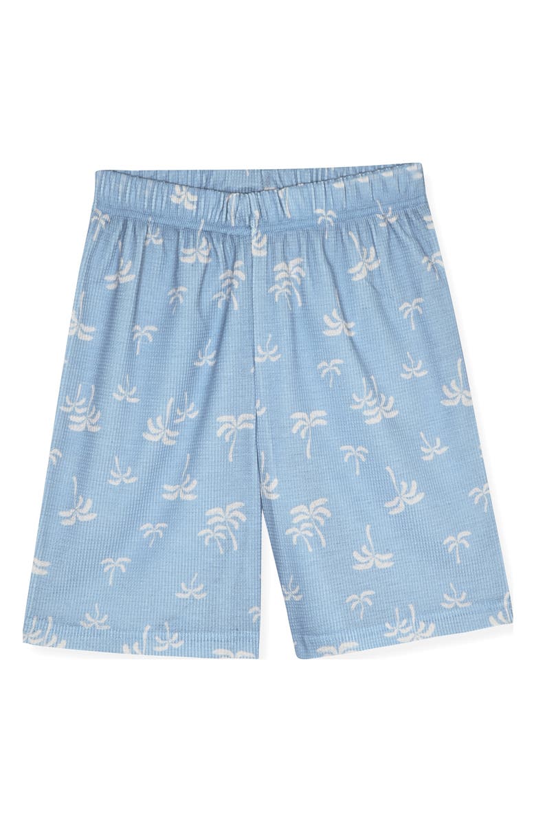 SLEEP ON IT Kids' Print Waffle Knit Two-Piece Short Pajamas, Alternate, color, Blue