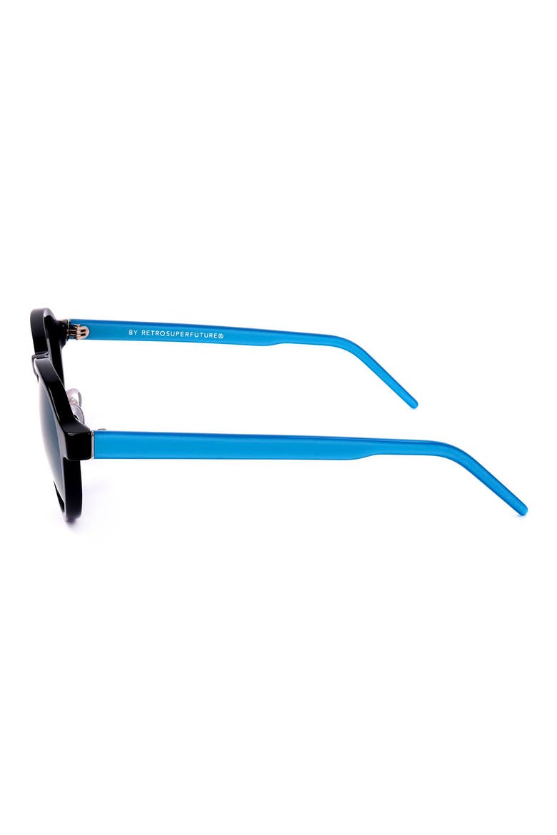 61mm Round Sunglasses, Alternate, color, BLUE