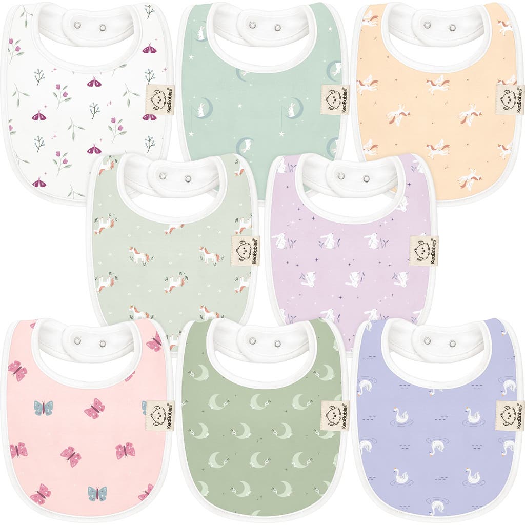 KEABABIES KEABABIES 8-PACK BABY DROOL BIBS