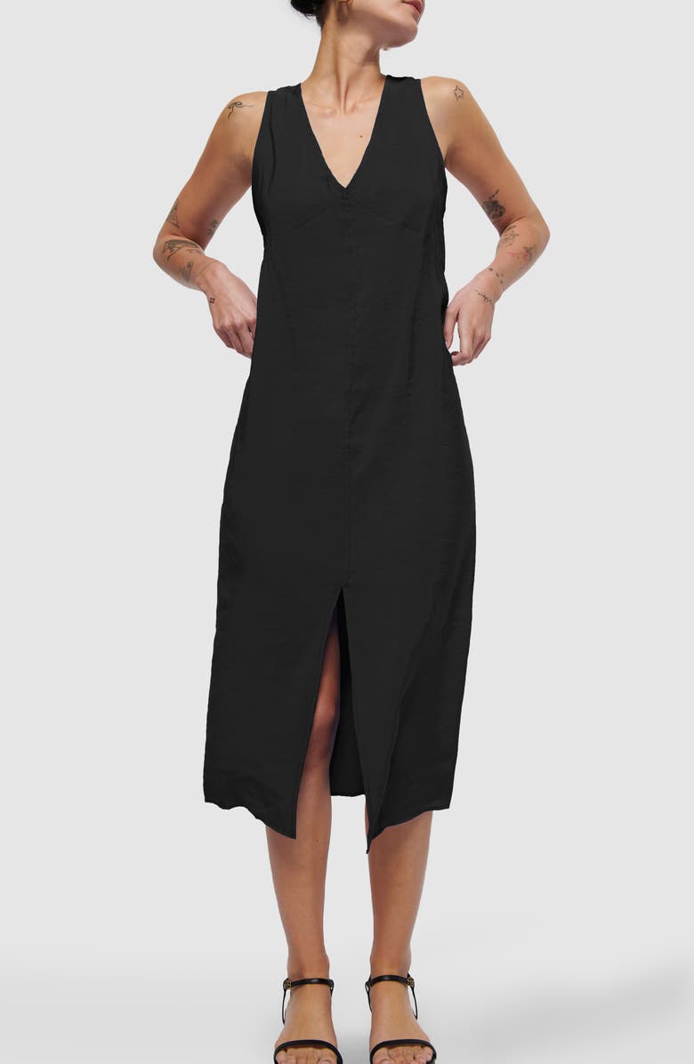 Nation LTD Kimora V-Neck Midi Dress, Alternate, color, 