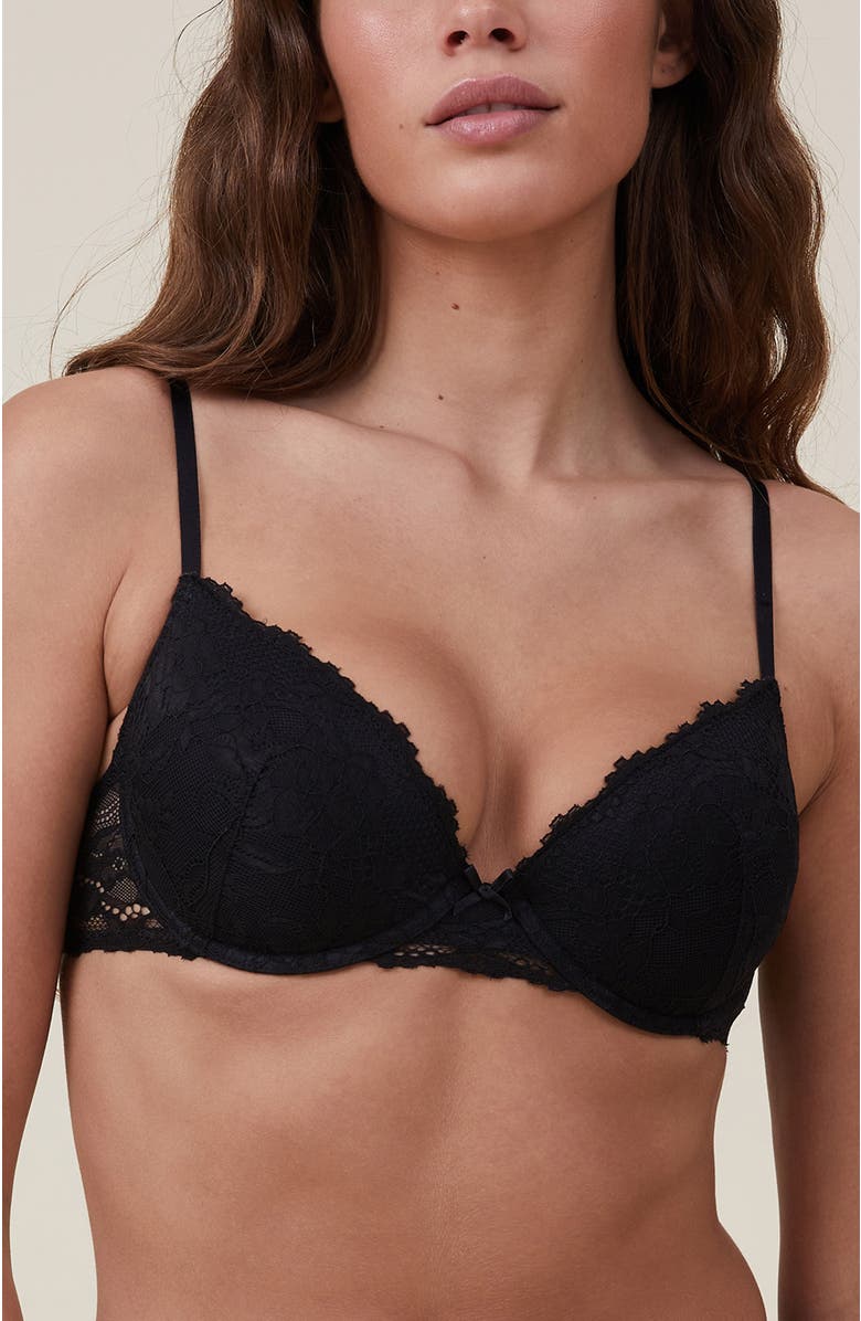 COTTON ON BODY Women's Everyday Lace Lightly Lined Bra, Main, color, 