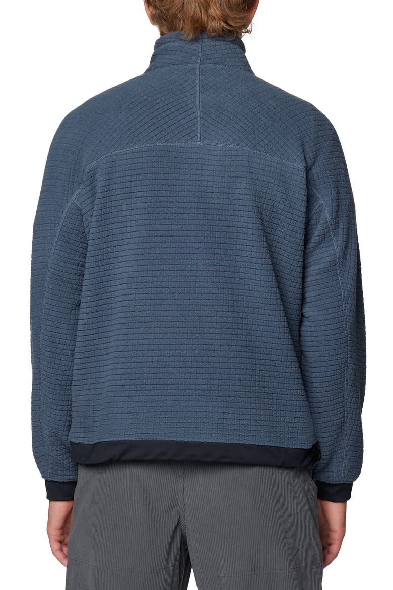 Summit Grid Big Grid Half Zip Pullover, Alternate, color, MOON BLUE