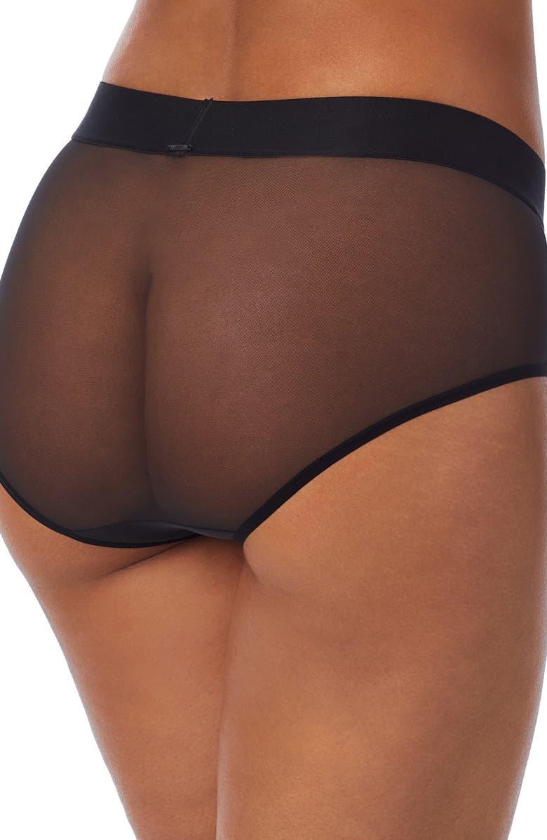 DKNY Sheer Mesh Briefs, Alternate, color,