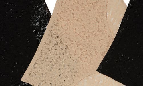 Tc Assorted 3-pack Lace Briefs In Black/black/warm Beige