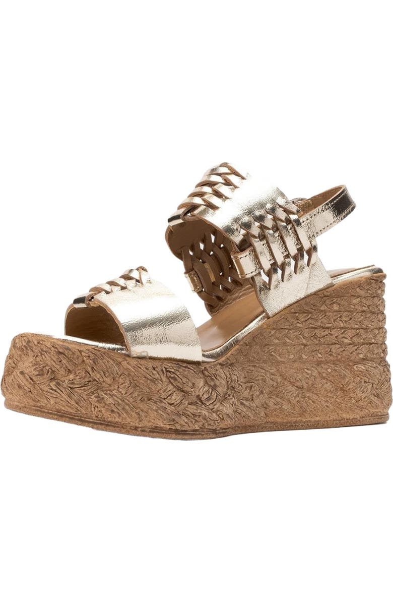 Forever & Always Shoes Olien Suede Leather Platform Espadrilles, Alternate, color,