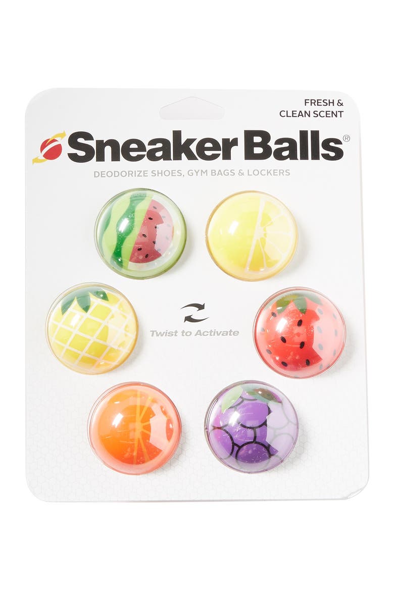 Fruitastic Sneaker Ball - Pack of 6, Main, color, ASSORTED