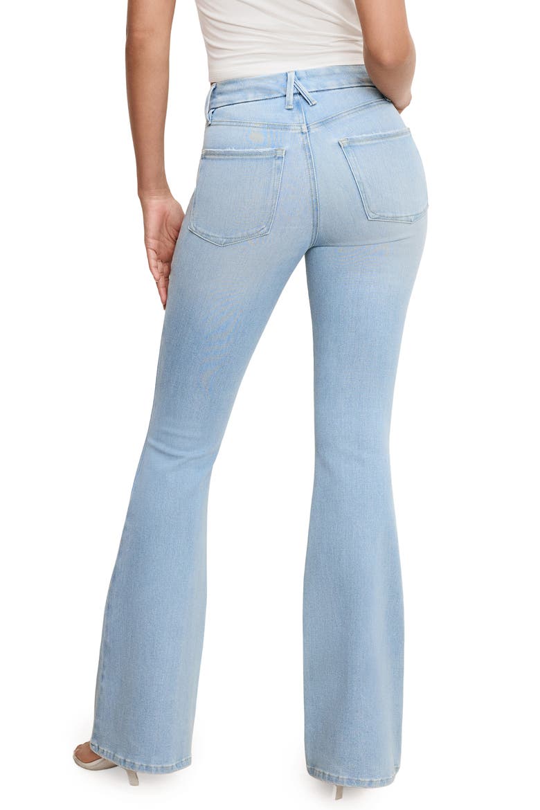 Soft-Tech Good Legs Flare Jeans, Alternate, color, INDIGO841
