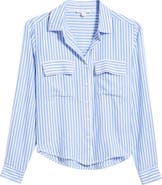beachlunchlounge Fallon High-Low Button-Up Shirt