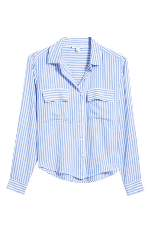 BEACHLUNCHLOUNGE BEACHLUNCHLOUNGE FALLON HIGH-LOW BUTTON-UP SHIRT