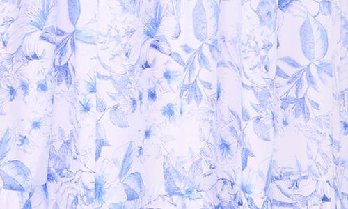 Halogenr Halogen(r) Lawn Print Flutter Sleeve Maxi Dress