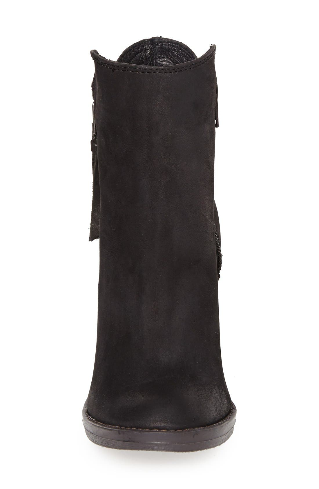'Ryat' Leather Ankle Bootie, Alternate, color, BLACK LEATHER