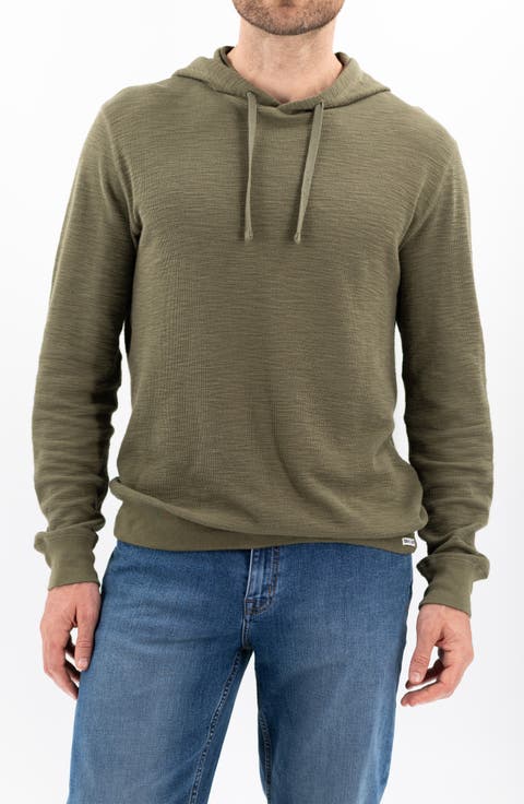 Slub Rib Organic Cotton Hoodie