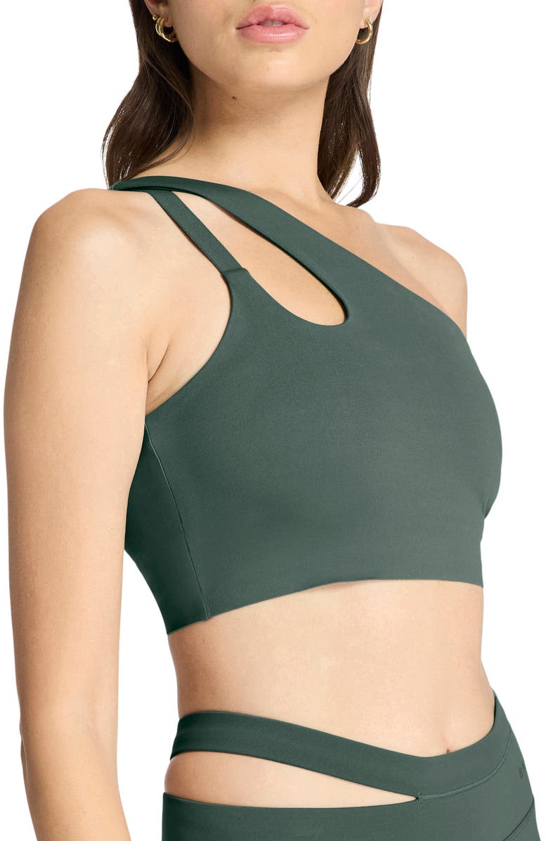 BANDIER Aria One-Shoulder Sports Bra, Alternate, color,
