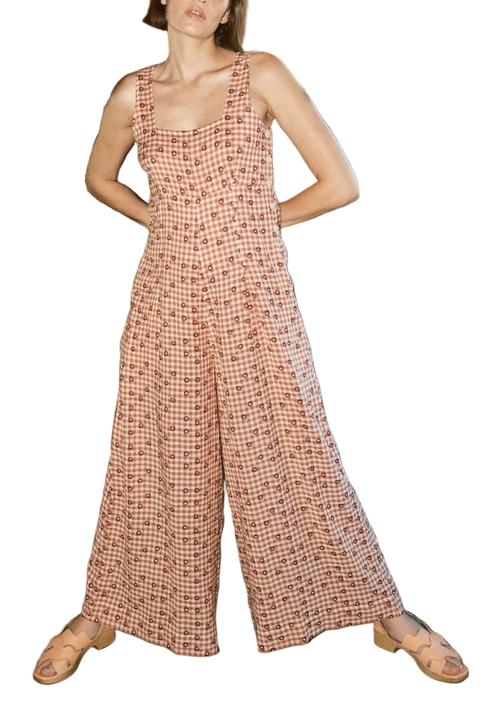 Zoe Square Neck Wide Leg Jumpsuit