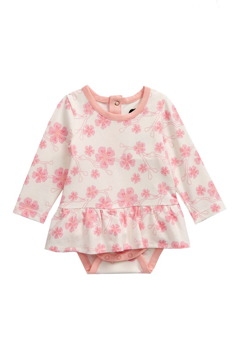 All Dressed Up Floral Bodysuit, Main, color, VERY CHERRY BLOSSOM