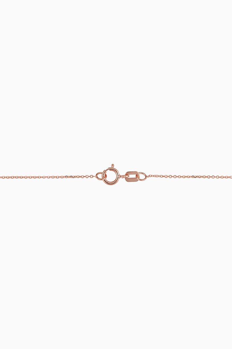14K Gold Wall Street Pendant Necklace, Alternate, color, Rose Gold