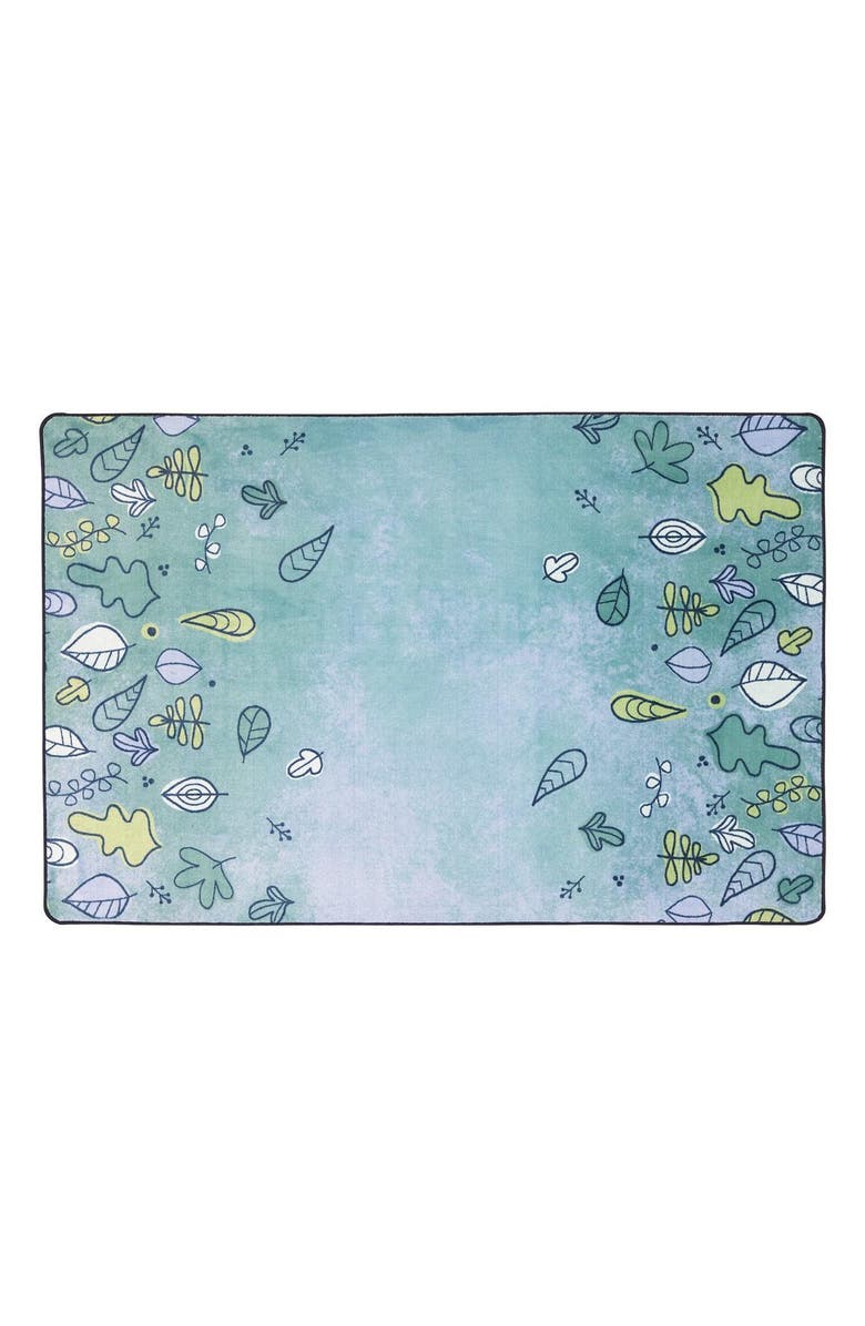 Kaplan Early Learning Company Falling Leaves Border Carpets, Main, color, Blue