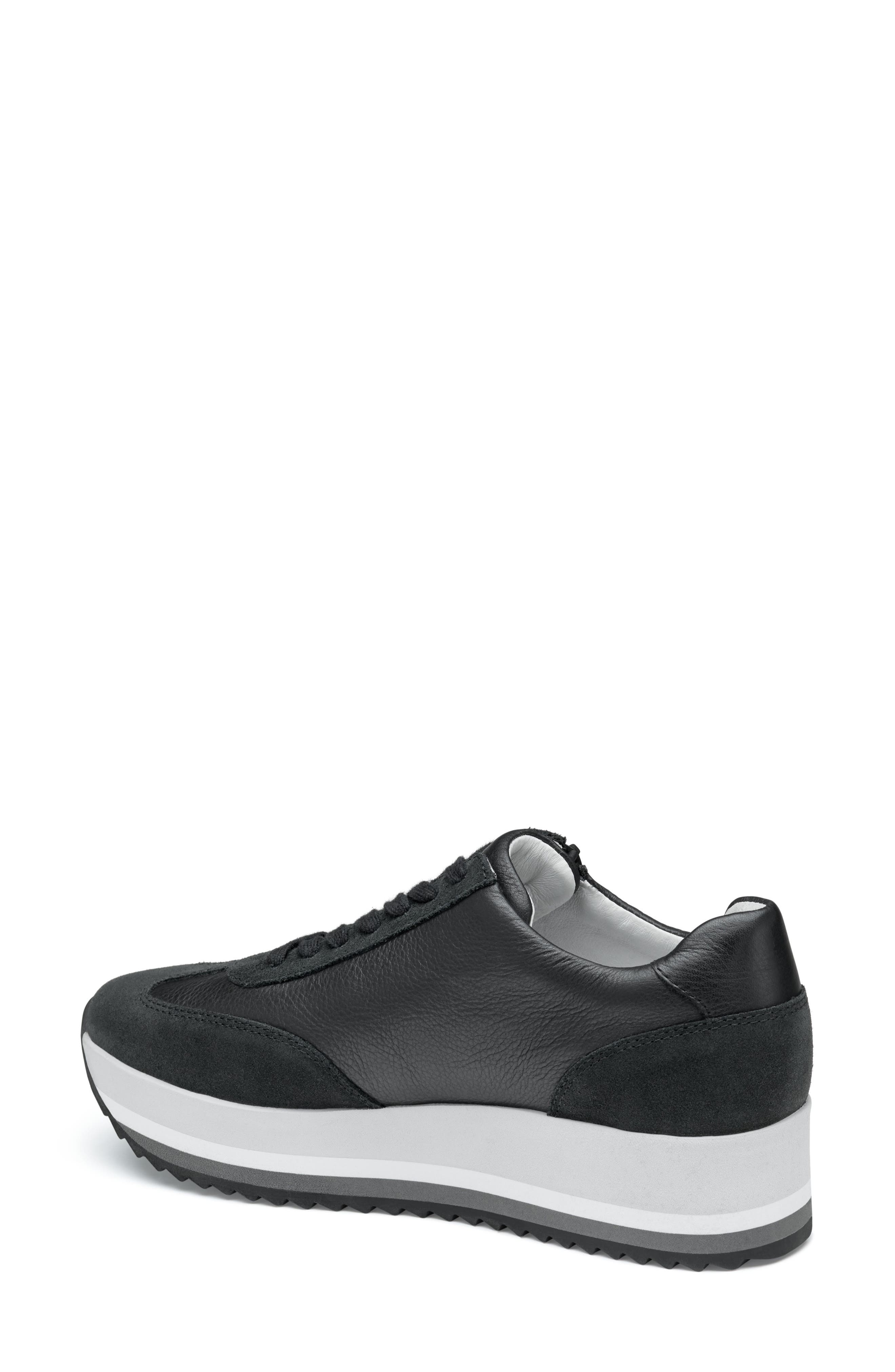 Johnston & Murphy Gracie Side Zip Sneaker, Alternate, color, 
