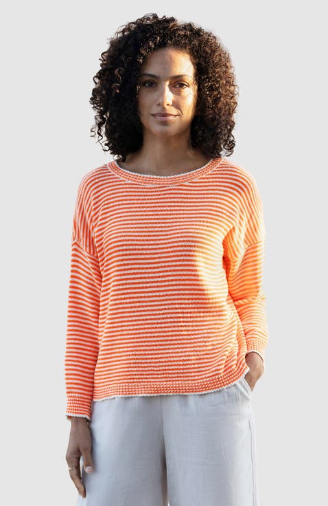 Knitted Stripe Relaxed Jumper