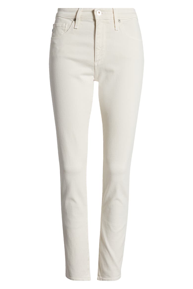 Prima Mid Rise Ankle Cigarette Jeans, Alternate, color, POWDER