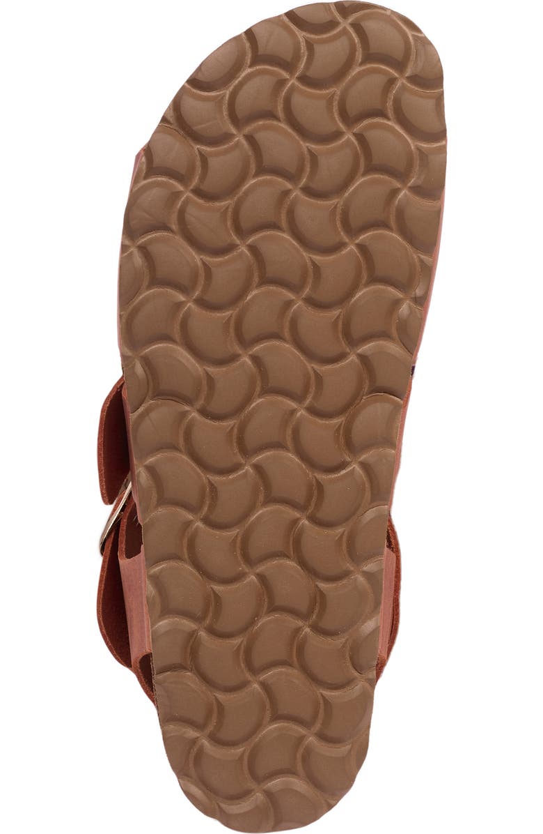 Celtic & Co. Triple Strap Sandal, Alternate, color, Cognac