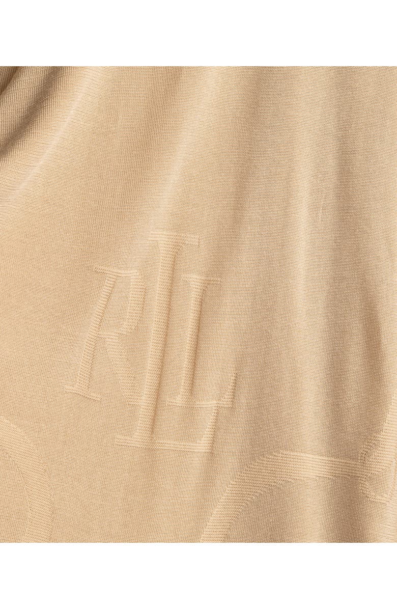 Lauren Ralph Lauren Matte Shine Belting Ruana, Alternate, color, Ivory Beige