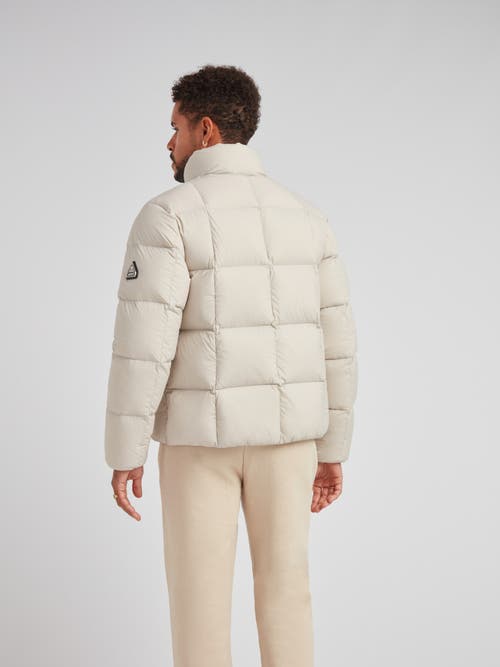 Jack1t Cloud Long Sleeve Puffer Racer Jacket In Neutral