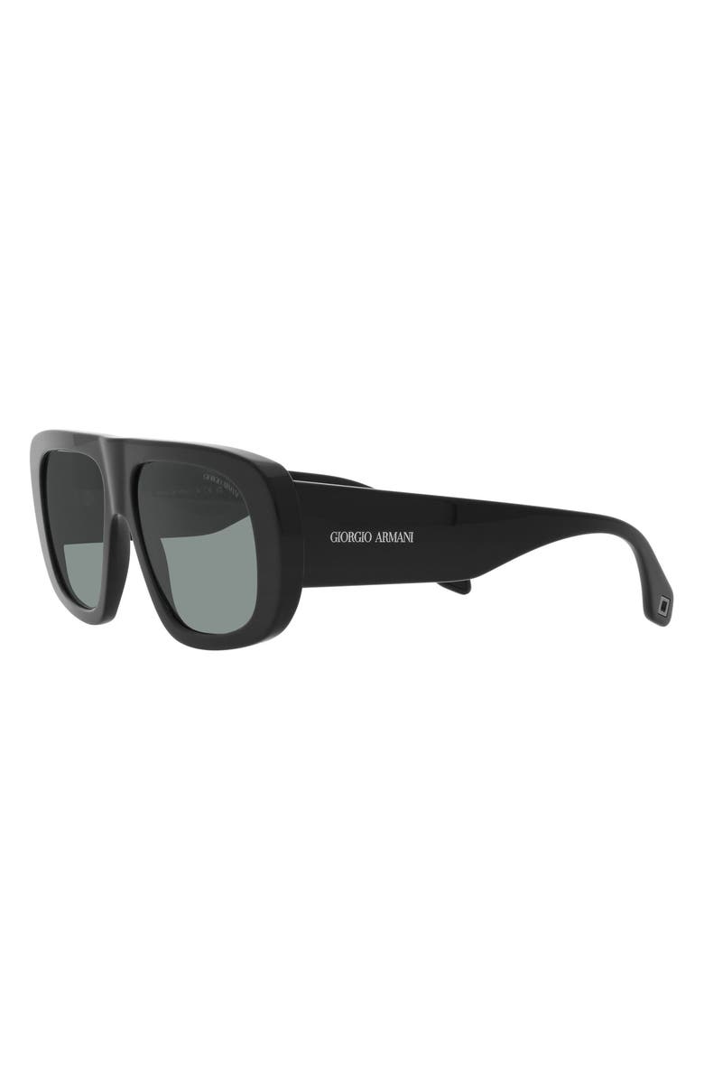 Armani Exchange 56mm Pillow Sunglasses, Alternate, color, 