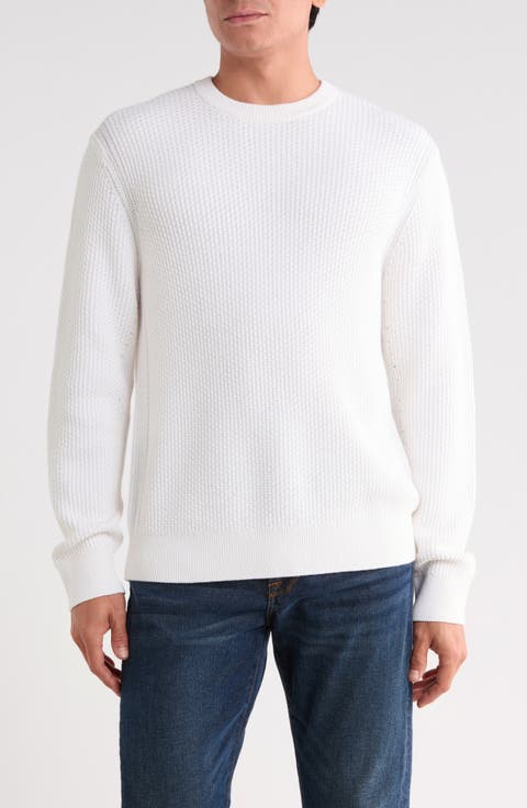 Arrowhead Stitch Crewneck Sweater